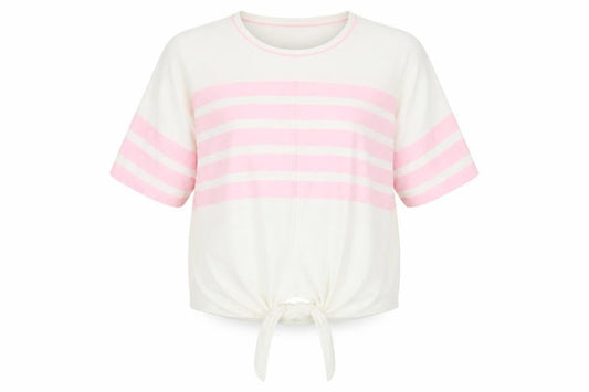 Marks & Spencer Womens White Striped  Pullover Jumper Size S