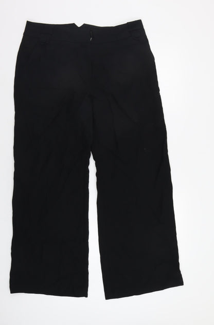 Marks & Spencer Womens Black   Trousers  Size 14 L29 in