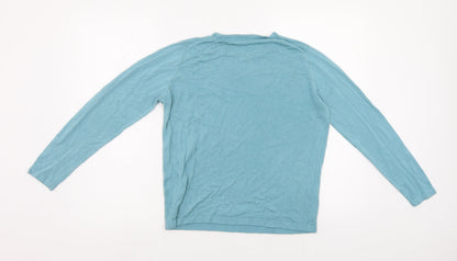 Marks & Spencer Womens Blue   Pullover Jumper Size 12