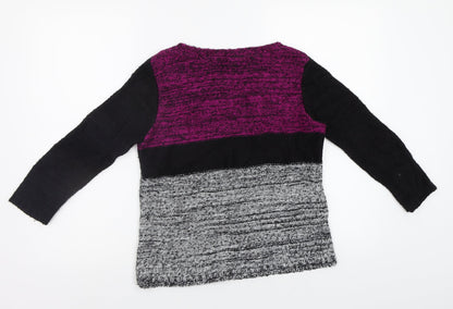 Warehouse Womens Purple   Pullover Jumper Size 6
