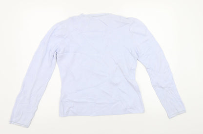 Debbie Morgan Womens Blue   Pullover Jumper Size M  - Beaded