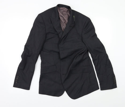 M&S Mens Grey   Jacket Blazer Size 34