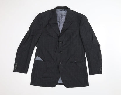 Marks & Spencer Mens Black   Jacket Suit Jacket Size 40