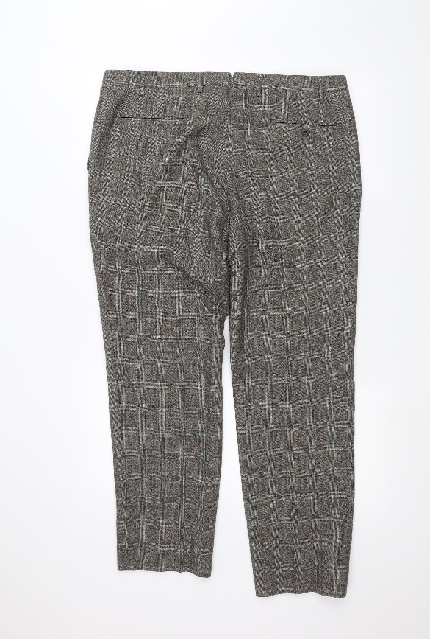 Preworn Mens Brown   Trousers  Size 36 in L26 in