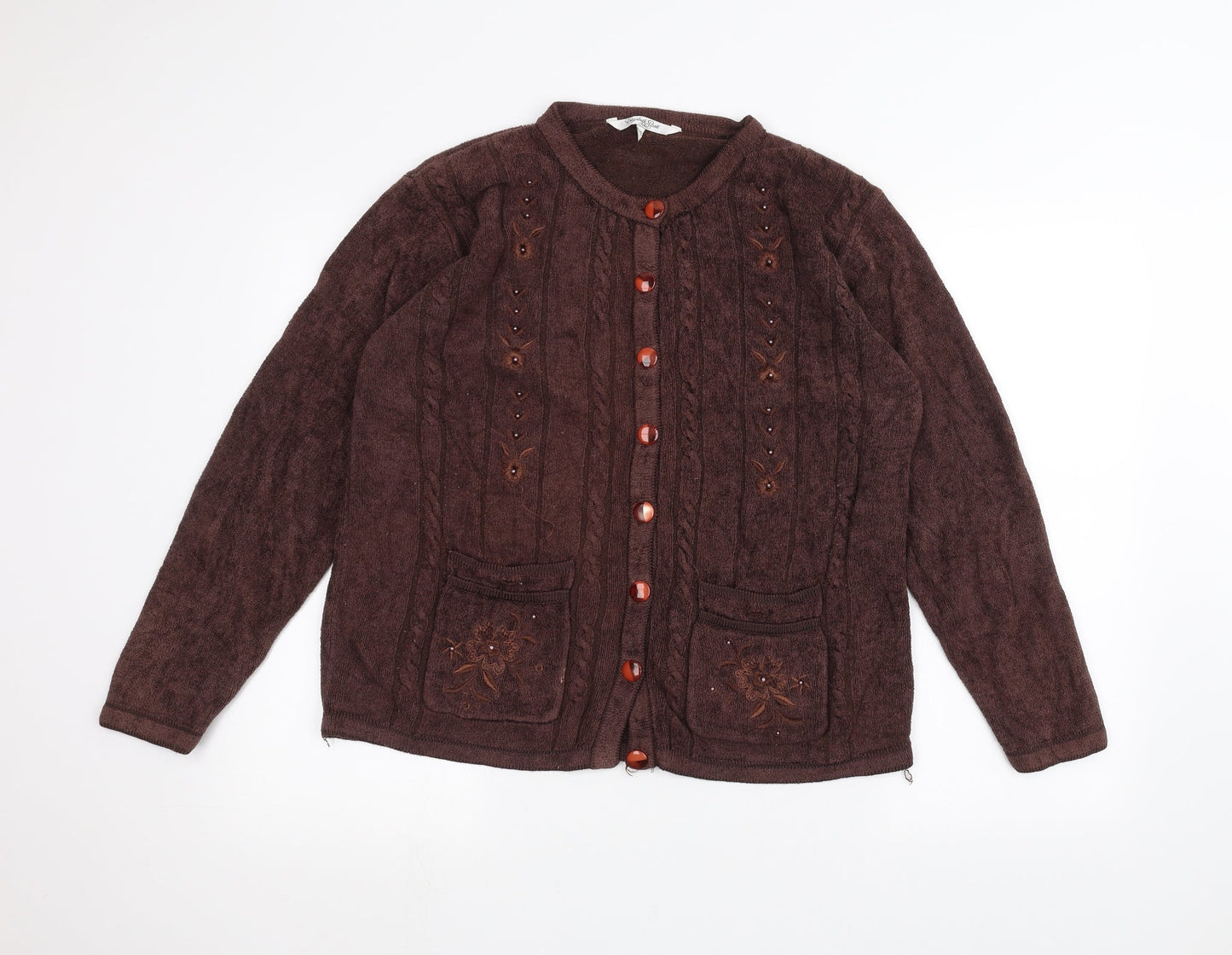 elizabeth scott Womens Brown   Jacket  Size L