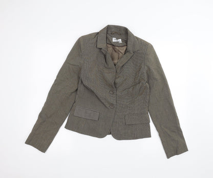 Additional front view of Atmosphere women’s brown jacket, size UK 8
