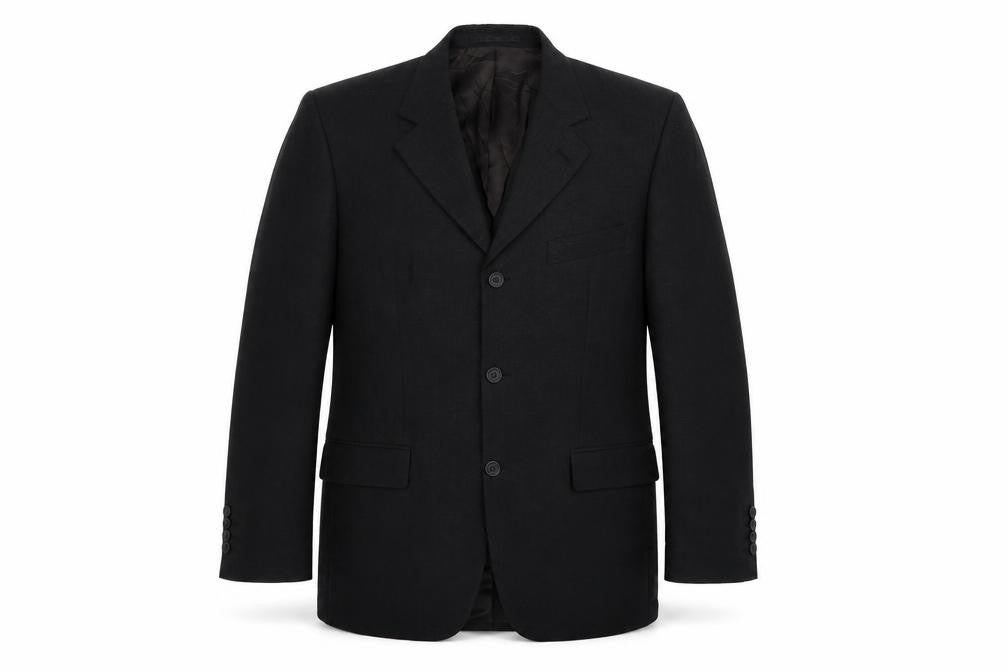 You Mens Black   Jacket Suit Jacket Size 40