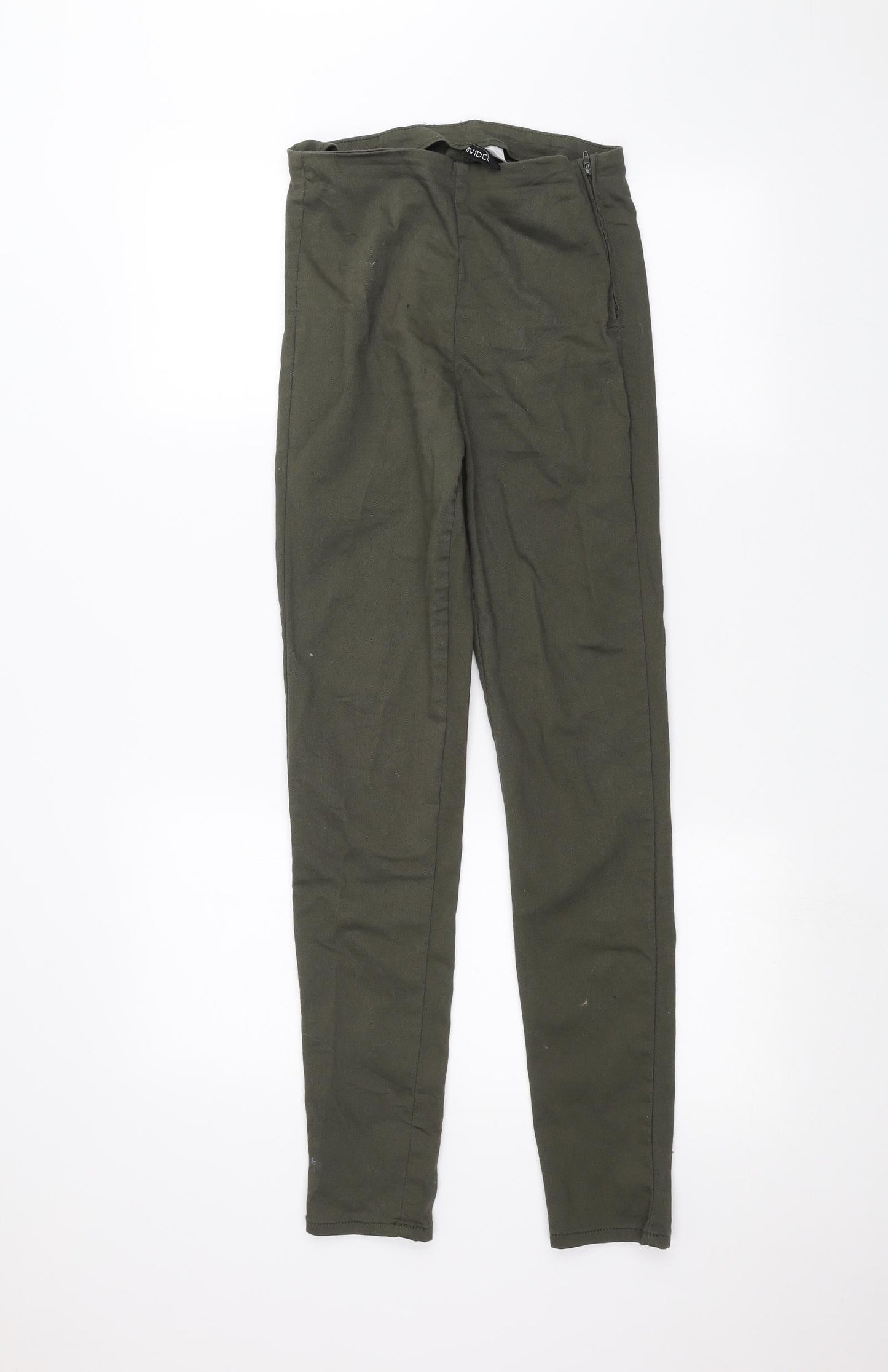 H&M Womens Green   Skinny Jeans Size 8 L28 in