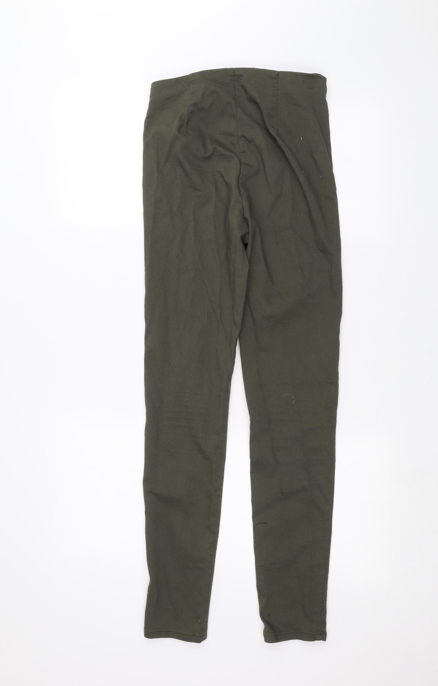 H&M Womens Green   Skinny Jeans Size 8 L28 in