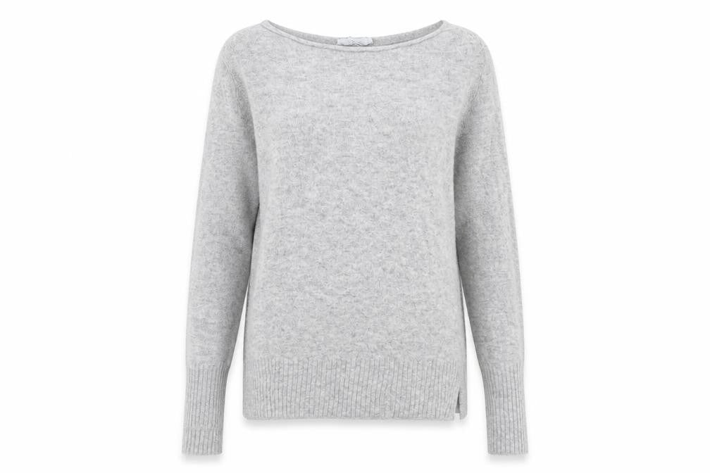 Mari Womens Grey   Pullover Jumper Size XS