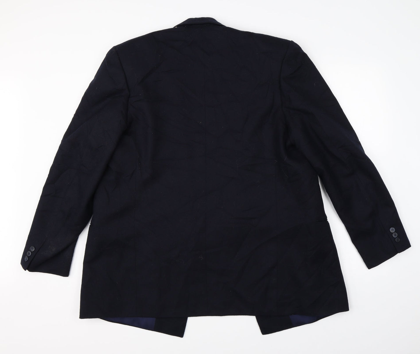 Bauman Mens Blue   Jacket Suit Jacket Size 40