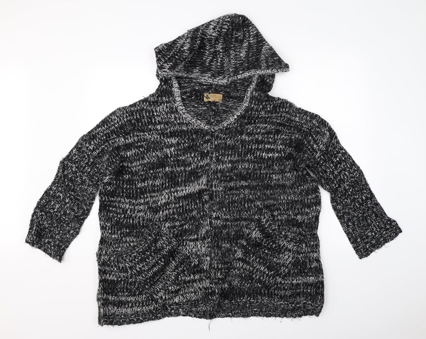 Katsumi Mens Grey  Knit Pullover Jumper Size M