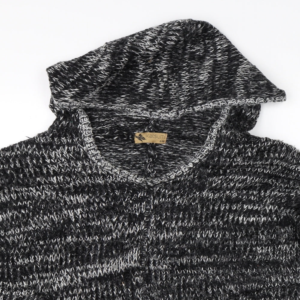 Katsumi Mens Grey  Knit Pullover Jumper Size M