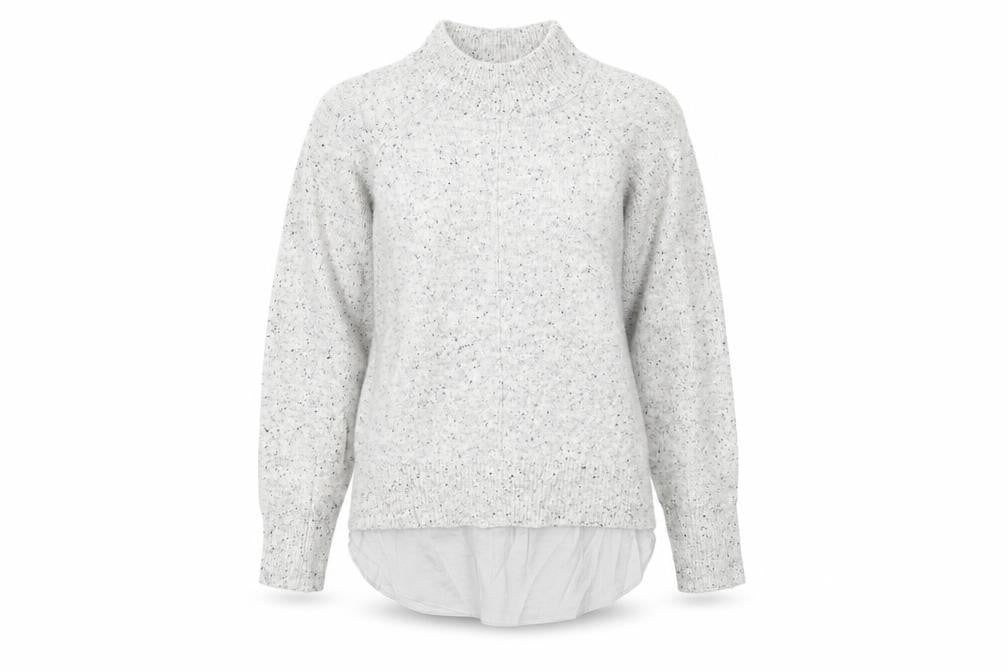 Next Womens Grey  Knit Pullover Jumper Size 10