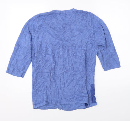 Bonmarché Womens Blue Pullover Jumper Size M