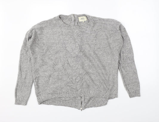 Papaya Womens Grey   Full Zip Jumper Size M