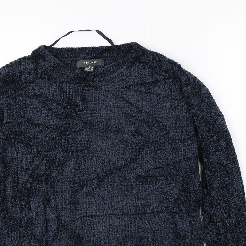 Primark Womens Blue   Pullover Jumper Size S