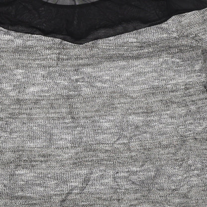 Divided Womens Grey   Pullover Jumper Size M