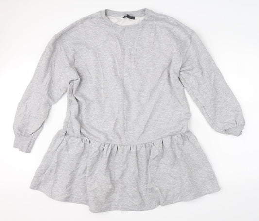 Primark Womens Grey   Jumper Dress  Size S