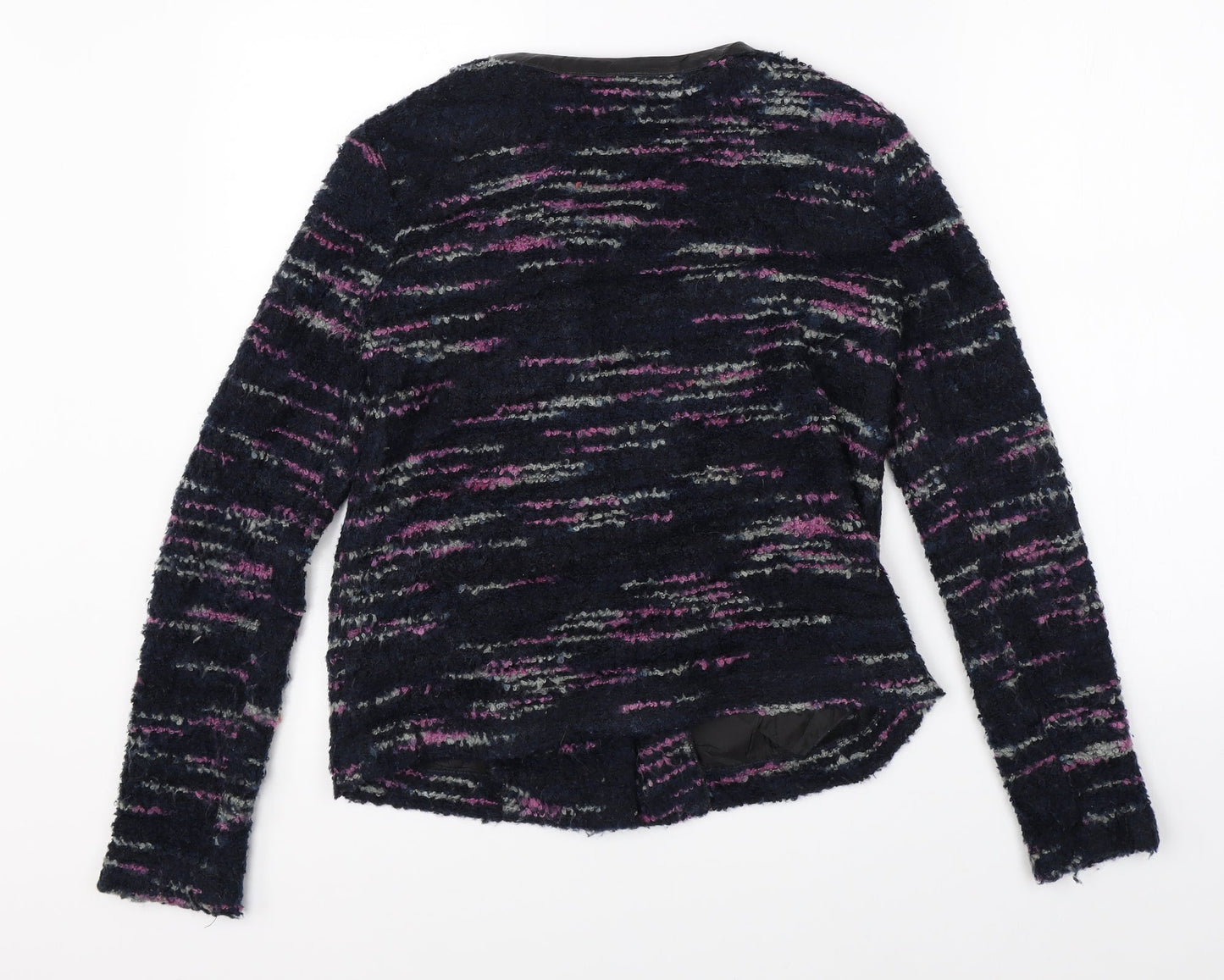 JACK Womens Black  Knit Full Zip Jumper Size S
