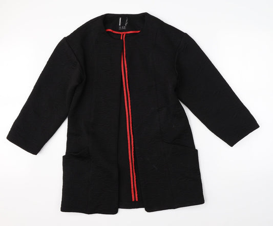 Preworn Womens Black   Jacket Coatigan Size 8