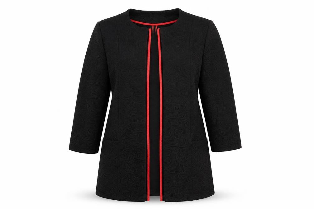 Preworn Womens Black   Jacket Coatigan Size 8