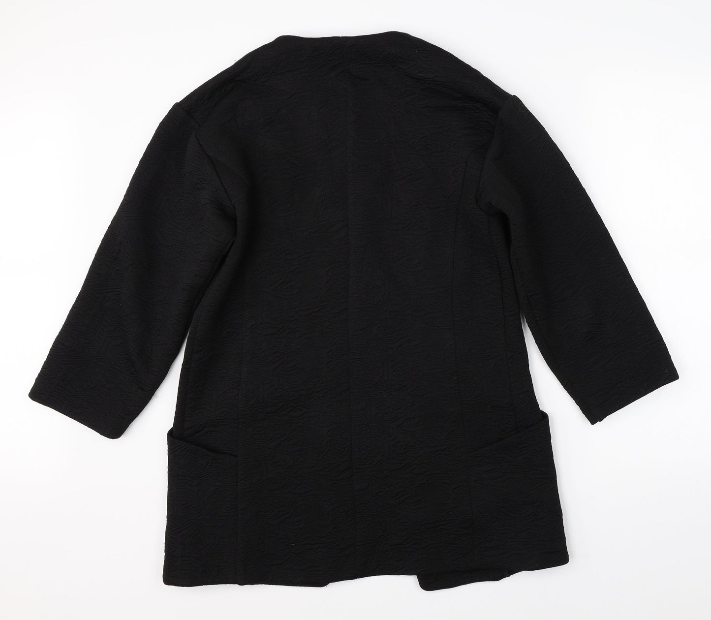 Preworn Womens Black   Jacket Coatigan Size 8
