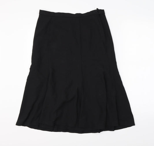 Preworn Womens Black   A-Line Skirt Size 32 in