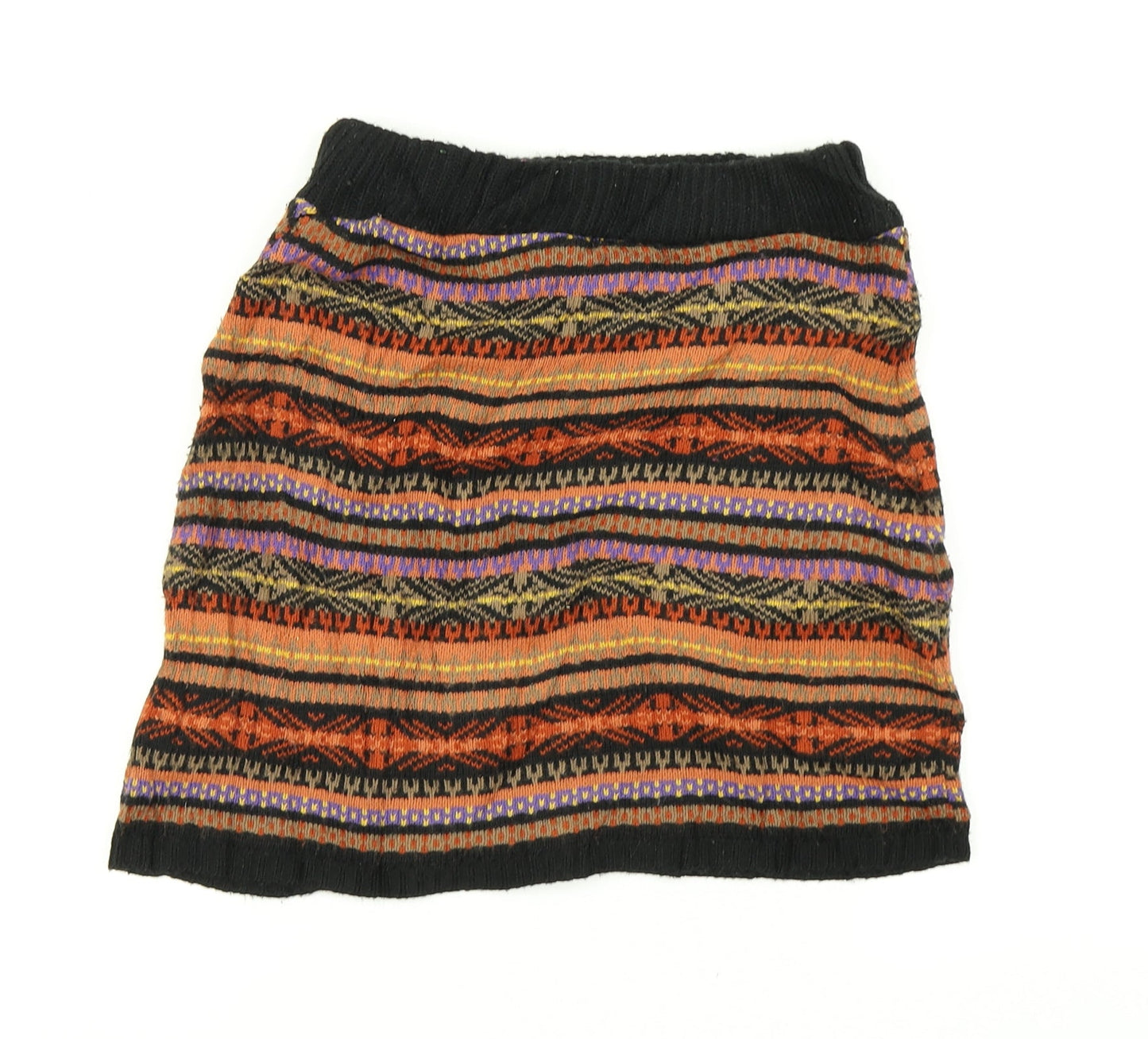 That's it! Womens Multicoloured Geometric  Mini Skirt Size XS