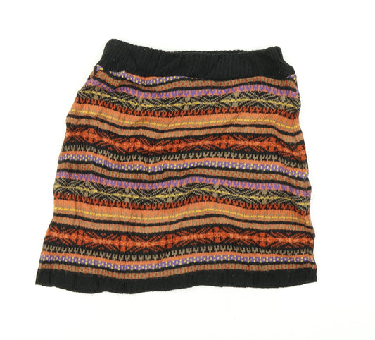That's it! Womens Multicoloured Geometric  Mini Skirt Size XS