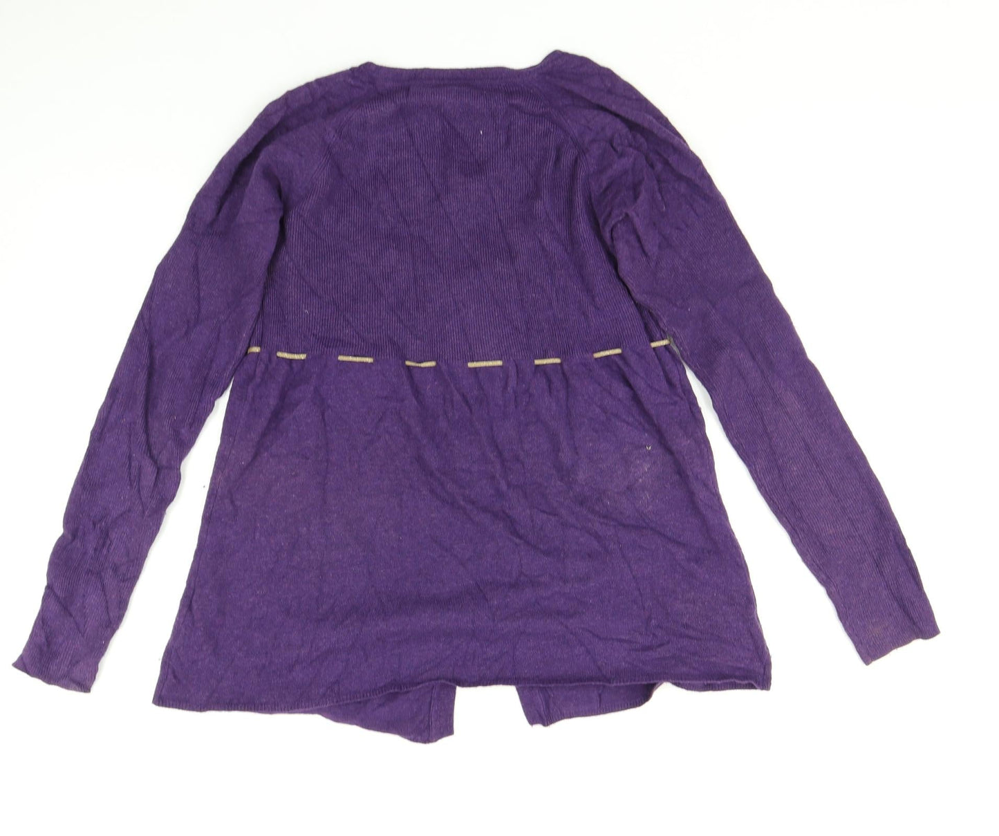 Fish and Cash Womens Purple   Pullover Jumper Size L