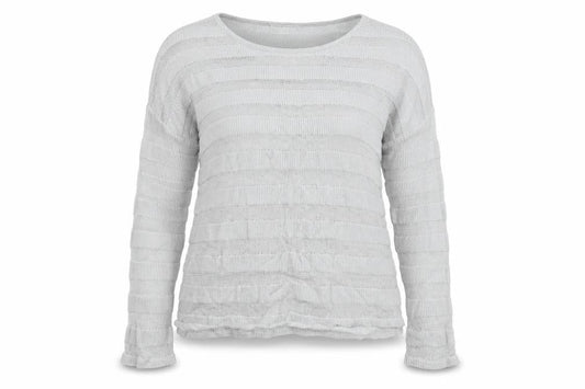 Front view of Atmosphere women’s grey jumper, size UK 18