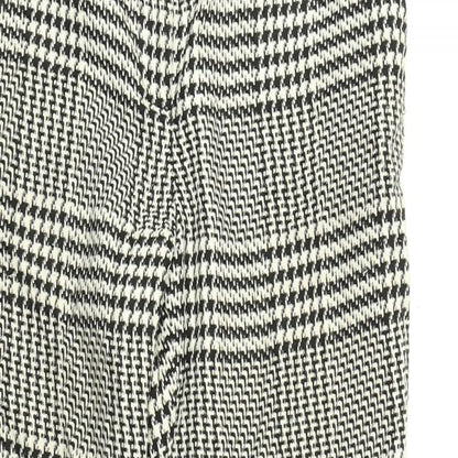 H&M Womens Multicoloured Check  Trousers  Size 10 L25 in