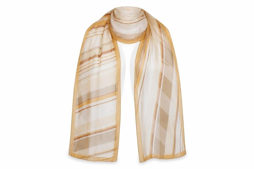 Preworn  Multicoloured Striped   Shawl/Wrap
