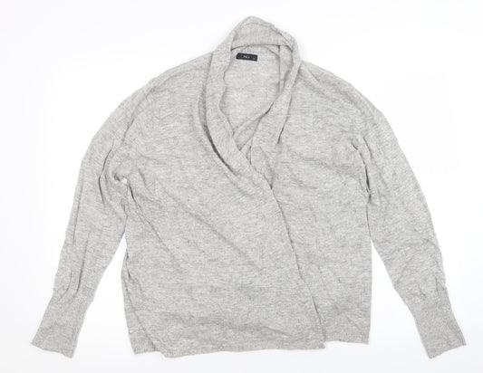 M&Co Womens Grey   Cardigan Jumper Size 14