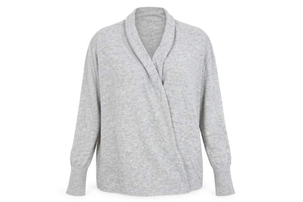 M&Co Womens Grey   Cardigan Jumper Size 14