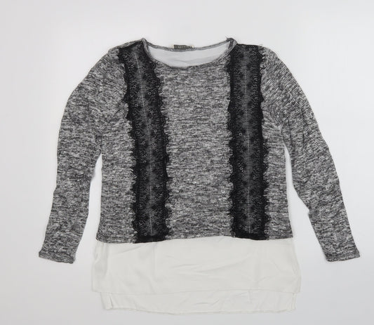Oasis Womens Multicoloured   Pullover Jumper Size XS