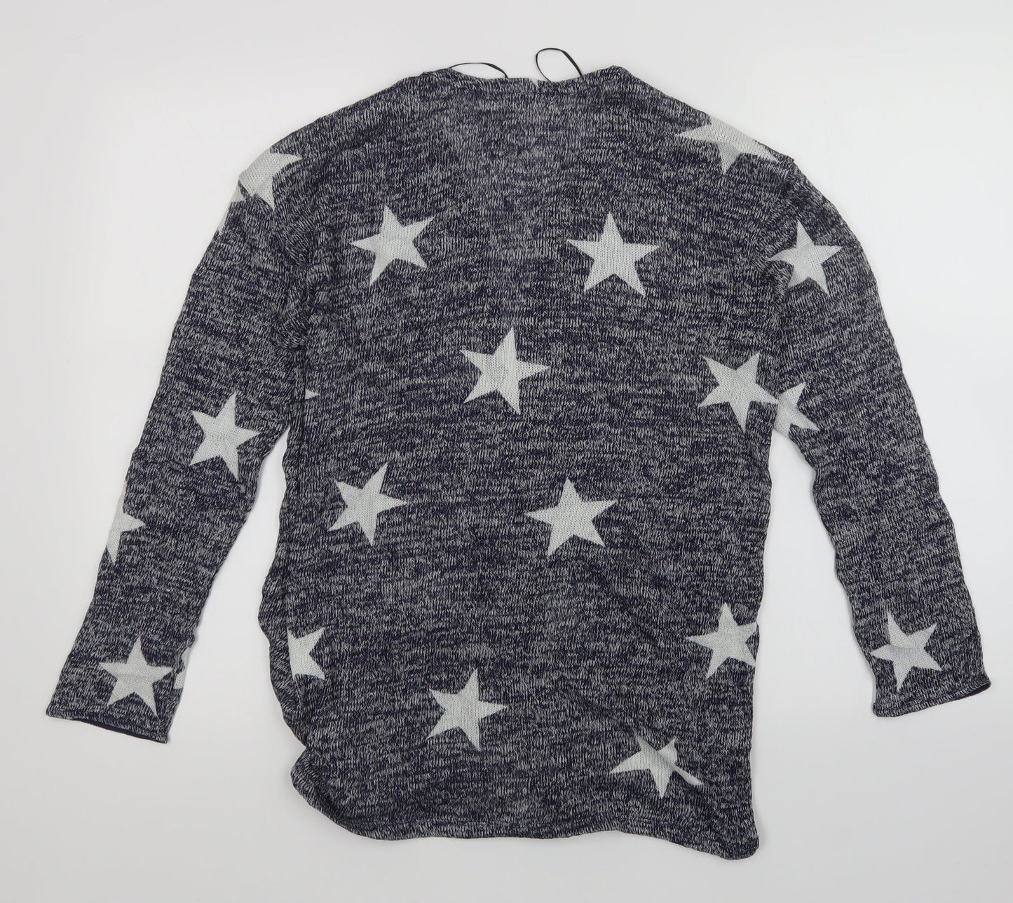 H&M Girls Blue   Cardigan Jumper Size 14 Years