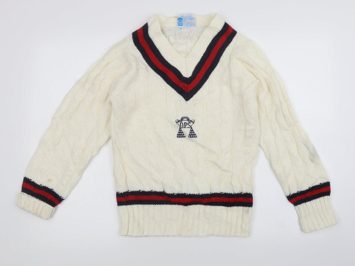 falcon sportwear  Boys White   Pullover Jumper