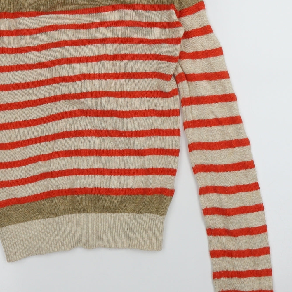 Atmosphere Womens Multicoloured Striped  Cardigan Jumper Size 6