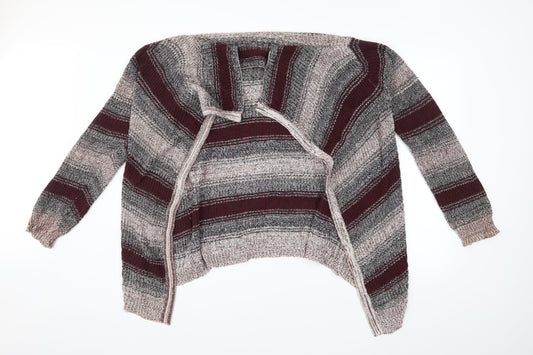 Charlotte Russe Womens Multicoloured Striped  Cardigan Jumper Size XL