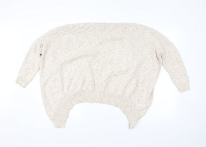 Back view of Papaya women’s multicoloured cardigan jumper, size M