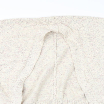 Close-up detail of Papaya women’s multicoloured cardigan jumper, size M