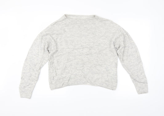 H&M Womens Grey   Pullover Jumper Size XS