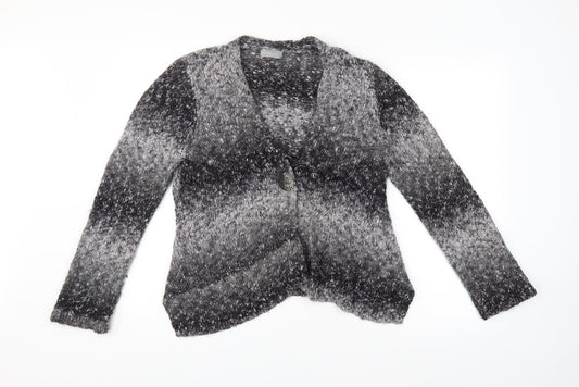 M&S Womens Grey   Cardigan Jumper Size L