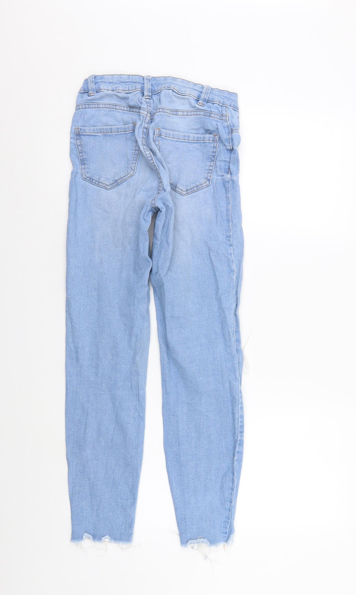 New Look Womens Blue  Denim Straight Jeans Size 6 L27 in