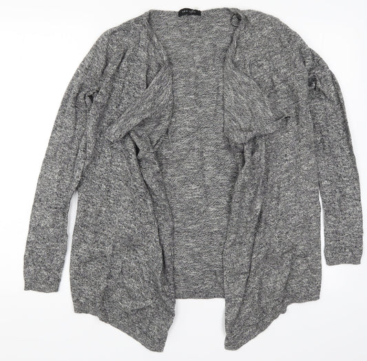 New Look Womens Grey  Knit Cardigan Jumper Size 6