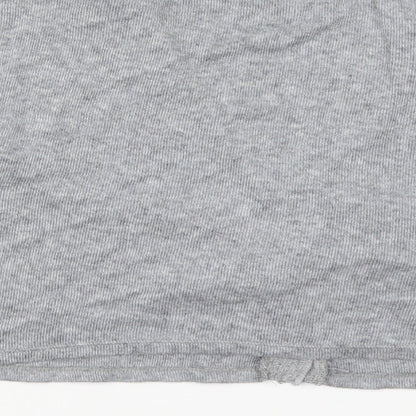Zara Womens Grey  Knit Cape Jumper Size L