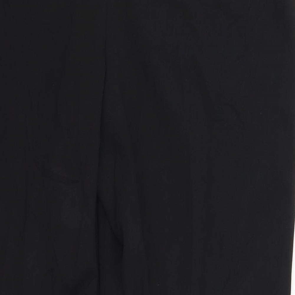 Preworn Womens Black   Trousers  Size 16 L27.5 in