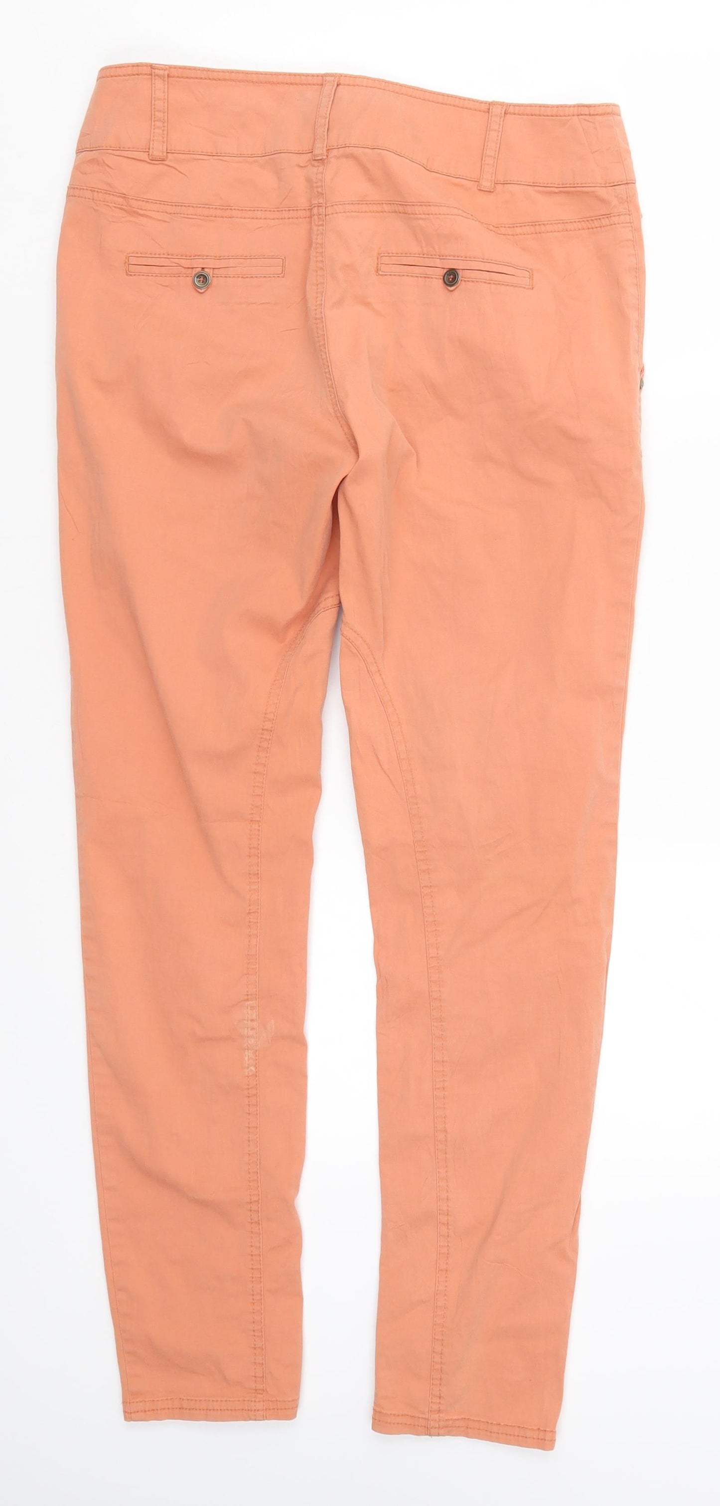 Royal Chicks Womens Orange   Trousers  Size S L28 in